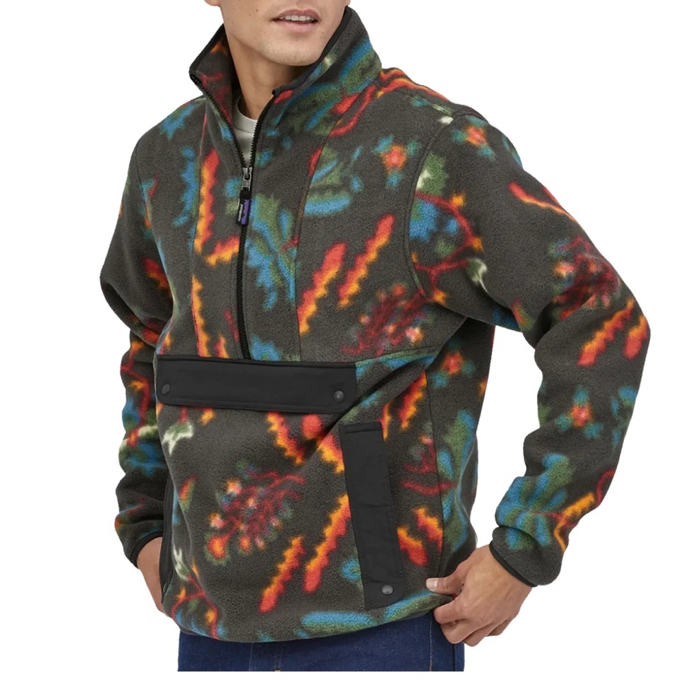 Patagonia Colorful Patterned Zip-Up Sweater